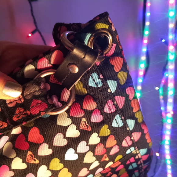 Vintage Roxy Full Heart Mini Bag - Picture 2 of 2